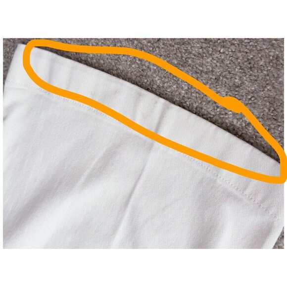 INC International Concepts Wide Leg White Jeans Women's PLUS Size 18W - Picture 7 of 8